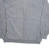 BOSS Mens Patterned Fleece Grey 1/4 Zip Tight Knit L
