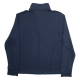 NAUTICA Mens Jumper Grey 1/4 Zip Tight Knit M