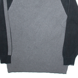 NAUTICA Mens Jumper Grey 1/4 Zip Tight Knit XL