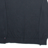 TOMMY HILFIGER Mens Jumper Grey Argyle V-Neck Tight Knit M