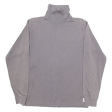 CARHARTT Mens Jumper Grey Roll Neck Tight Knit M
