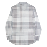 ARMANI EXCHANGE Mens Shirt Grey Check Long Sleeve S