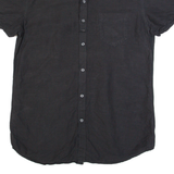 DIESEL Mens Plain Shirt Black M