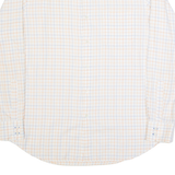 HUGO BOSS Mens Shirt Cream Check Long Sleeve XL