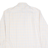 HUGO BOSS Mens Shirt Cream Check Long Sleeve XL