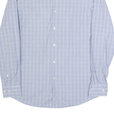 HUGO BOSS Slim Fit Mens Shirt Blue Check Long Sleeve M