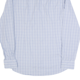 HUGO BOSS Slim Fit Mens Shirt Blue Check Long Sleeve M