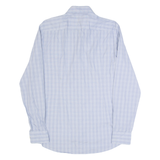 HUGO BOSS Slim Fit Mens Shirt Blue Check Long Sleeve M