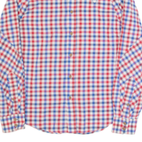 G-STAR Mens Shirt Red Gingham Long Sleeve M