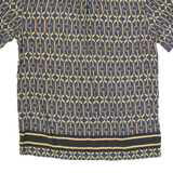 RIVER ISLAND Mens Shirt Black Crazy Pattern M