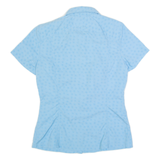 MAMMUT Womens Shirt Blue Crazy Pattern S