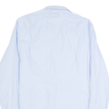HUGO BOSS Slim Fit Mens Shirt Blue Striped Long Sleeve M