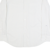 JOOP! Mens Shirt Cream Striped Long Sleeve L