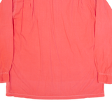 FAR HORIZON Mens Plain Shirt Pink 90s Long Sleeve L