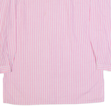 SPENGLER MODE Mens Shirt Pink 90s Striped Long Sleeve M