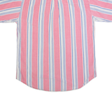 DENVER HAYES Mens Shirt Pink 90s Striped L