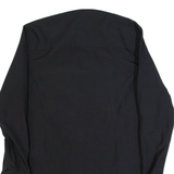 KEZEM Tunic Mens Plain Shirt Black Long Sleeve M