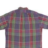 RALPH LAUREN Mens Shirt Purple Check L
