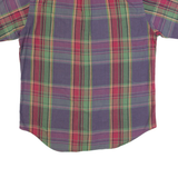 RALPH LAUREN Mens Shirt Purple Check L