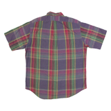 RALPH LAUREN Mens Shirt Purple Check L