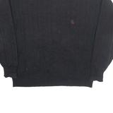 NAUTICA Mens Jumper Black Cable Knit L