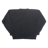 NAUTICA Mens Jumper Black Cable Knit L