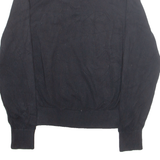 TOMMY HILFIGER Mens Jumper Blue 1/4 Zip Tight Knit S