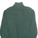 POLO RALPH LAUREN Mens Jumper Green 1/4 Zip Tight Knit XL