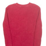 POLO SPORT RALPH LAUREN Womens Jumper Red Tight Knit S