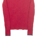 POLO SPORT RALPH LAUREN Womens Jumper Red Tight Knit S