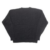 NAUTICA Mens Jumper Black Cable Knit L