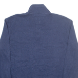 TOMMY HILFIGER Mens Jumper Blue 1/4 Zip Tight Knit XL