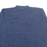 NAUTICA Mens Jumper Blue V-Neck Tight Knit L