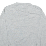 TOMMY HILFIGER Mens Jumper Grey V-Neck Tight Knit L