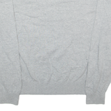 TOMMY HILFIGER Mens Jumper Grey V-Neck Tight Knit L