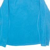 THE NORTH FACE Womens Fleece Blue 1/4 Zip M