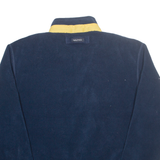 NAUTICA Mens Fleece Blue 1/4 Zip XL