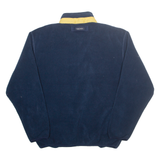 NAUTICA Mens Fleece Blue 1/4 Zip XL