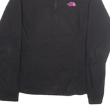 THE NORTH FACE Womens Fleece Black 1/4 Zip L