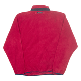 NAUTICA Mens Fleece Red 1/4 Zip M