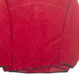 NAUTICA Mens Fleece Red 1/4 Zip L
