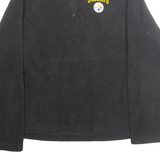 NFL Steelers Womens Fleece Black 1/4 Zip M