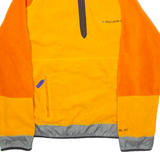 RALPH LAUREN POLO JEANS COMPANY Mens Fleece Orange 1/4 Zip S
