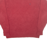 POLO RALPH LAUREN Mens Jumper Red Tight Knit XL