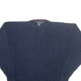NAUTICA Mens Jumper Blue Cable Knit L