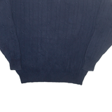 NAUTICA Mens Jumper Blue Cable Knit L
