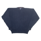 NAUTICA Mens Jumper Blue Cable Knit L