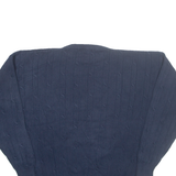 NAUTICA Mens Jumper Blue Cable Knit L