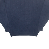 NAUTICA Mens Jumper Blue Cable Knit L