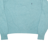 POLO RALPH LAUREN Mens Jumper Blue Tight Knit 2XL
